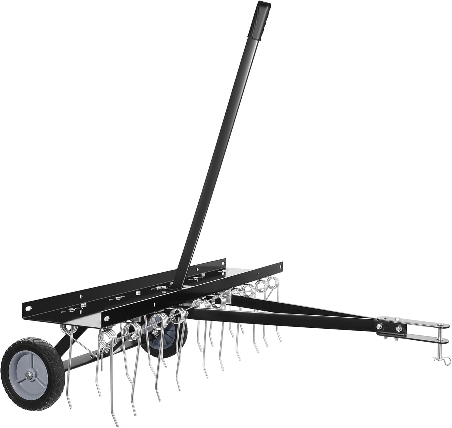 Scarificateur Trainé pour Tracteur Tondeuse Largeur de Travail 100cm Roues en Caoutchouc 7