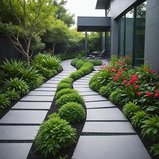 Comment créer une allée de maison moderne pour sublimer votre jardin