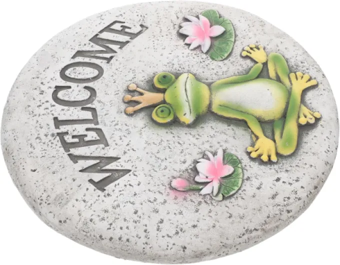 POPETPOP Allée de Jardin Pierres Décoratives Béton pour Terrasse Extérieure