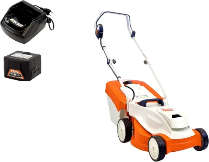 Stihl RMA 235 Set tondeuse à gazon sans fil avec batterie AK20 et chargeur AL101 (63112000010)