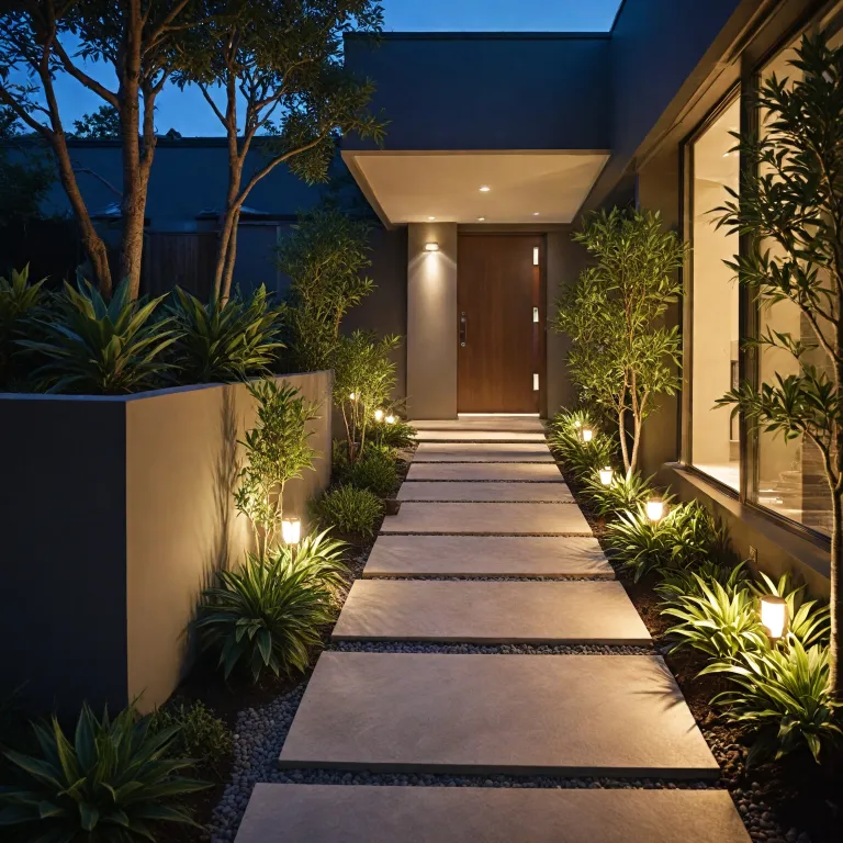 Comment créer une allée d’entrée moderne pour une maison contemporaine