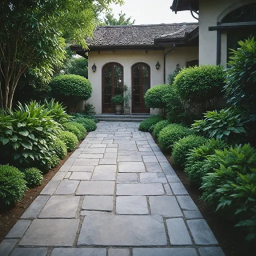 Comment aménager une allée d’entrée de maison élégante et pratique