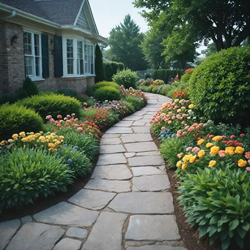 Comment aménager une allée devant la maison pour un jardin accueillant