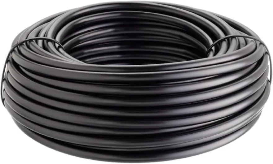 Tuyau capillaire 4x6 20 m, arrosage goutte à goutte PE noir flexible 1 Classique