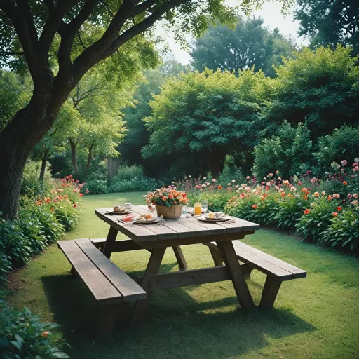 Choisir la meilleure table en bois de pique-nique pour votre jardin