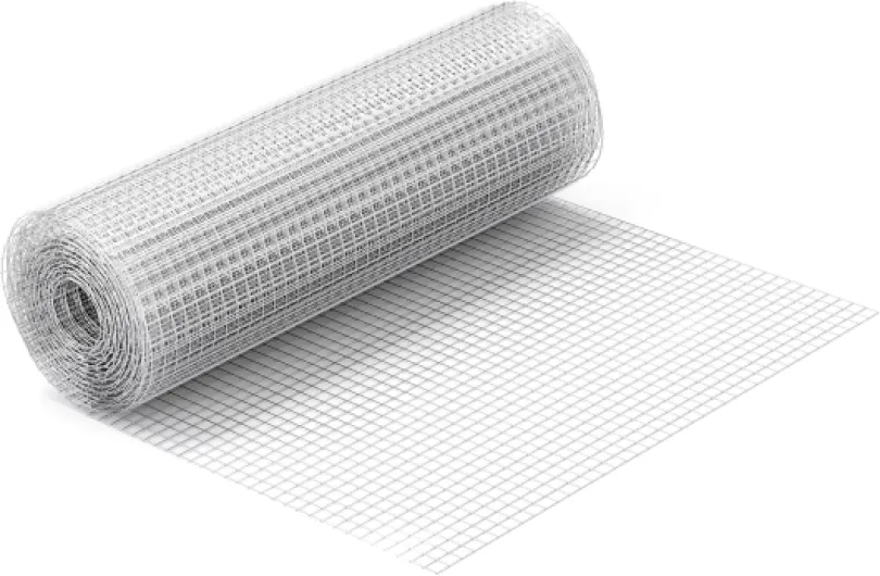 Grillage à Mailles métalliques – Maille carrée de 16 x 16 mm – Rouleau 25 m – Hauteur 100 cm – Acier galvanisé – Treillis pour Volière Clapier Enclos Clôture