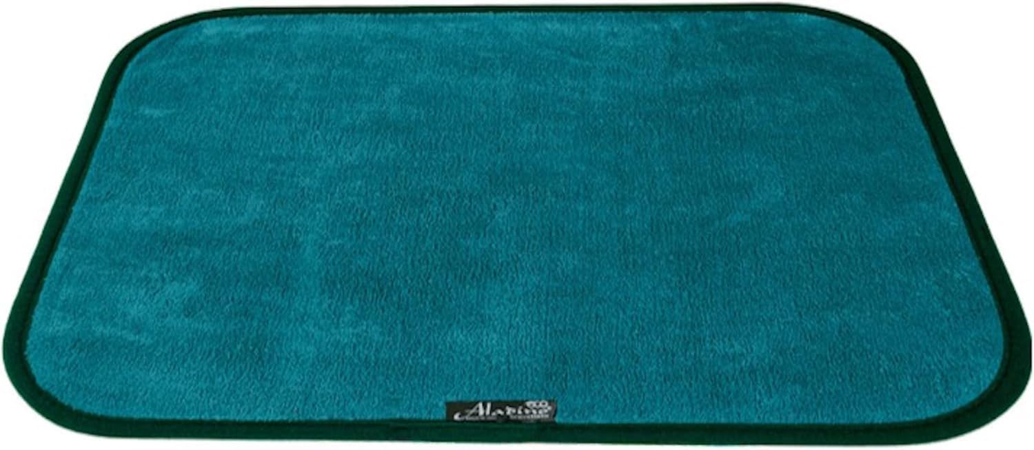 ® - L'Original Tapis d'Entrée Extérieur et Intérieur, Tapis Antidérapant et Lavable en Machine, Tapis Ultra Absorbant, Tapis de Bain,Paillasson Maison et Cuisine,Made In Italy 43 x 60 cm (Rectangulaire) Vert