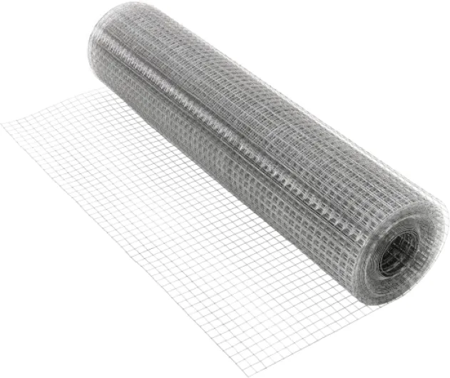 Grillage pour Clôtures 19x19 mm 1mx25 m Epaisseur Fil 0,75mm Maille Galvanisé Électrosoudé pour Clôtures d'Animaux Jardin Rouleau Filet de Volière Résistant aux Intempéries Soudé à 4 Coins Mailles de 19 x 19 mm, épaisseur de 0,75 mm 25 m x 1 m