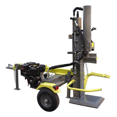 Fendeur de bûches thermique sur remorque 10CV - 35T