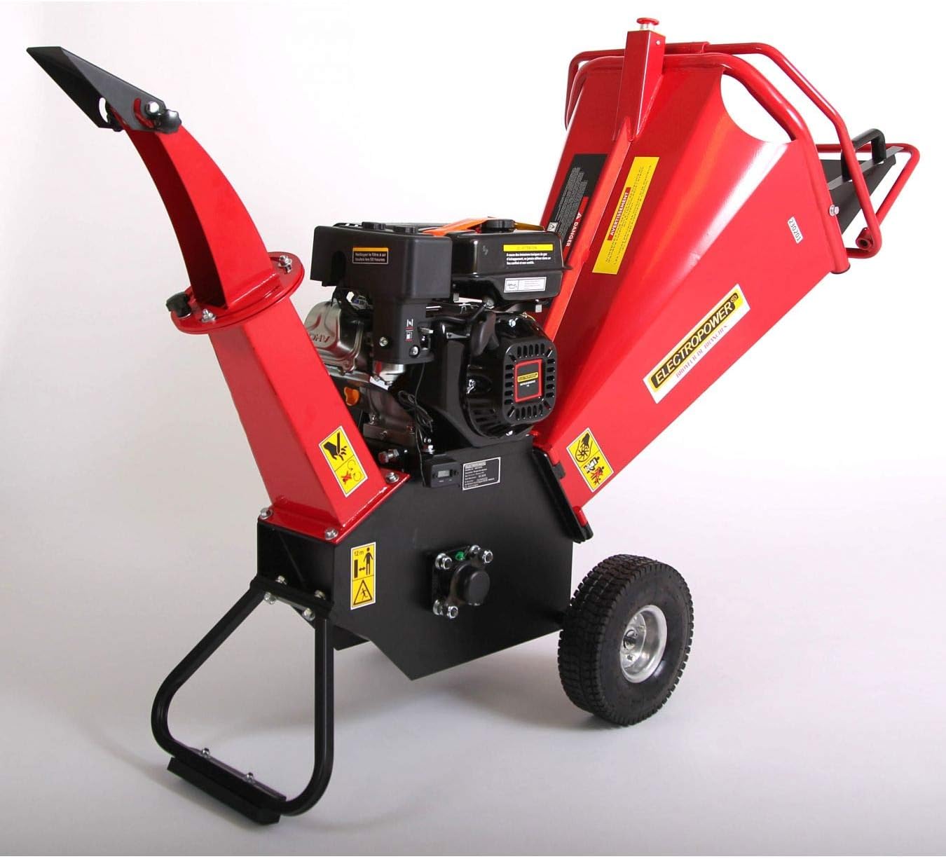 ELECTROPOWER Broyeur de végétaux 7 CV à Rotor - 100mm, pour Bois Vert fraichement coupé.