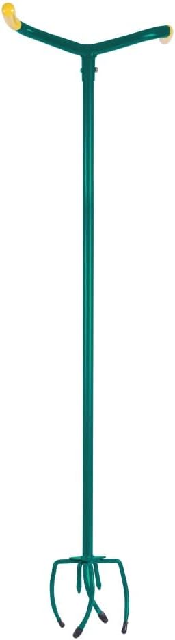 GARDIREX - Griffe de Jardinage à Rotation en Acier - Outil de Jardin Utilisation Debout pour bêcher et désherber - Gardirex