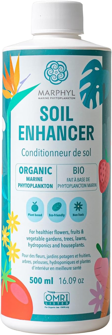 Engrais Bio - Liquide et Hydroponique pour Intérieur et Extérieur - Plantes, Fleurs, Bambous, Succulentes, Légumes - Phytoplancton Marin pour Graminées 1 500 ml