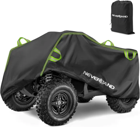 Neverland Housse pour Quad,Imperméable Bâche Protection pour Quad Deux Faces Disponibles avec Tissu en Polyester Couverture Quad Contre la Neige Pluie UV Poussière Exterieur XXXL(256 * 110 * 120cm) XXXL - 256 * 110 * 120cm
