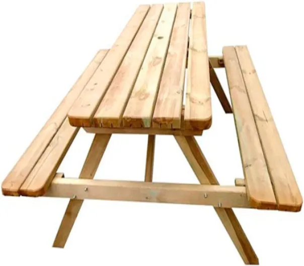 Table de Pique en bois 6 personnes - Romane - Cerland