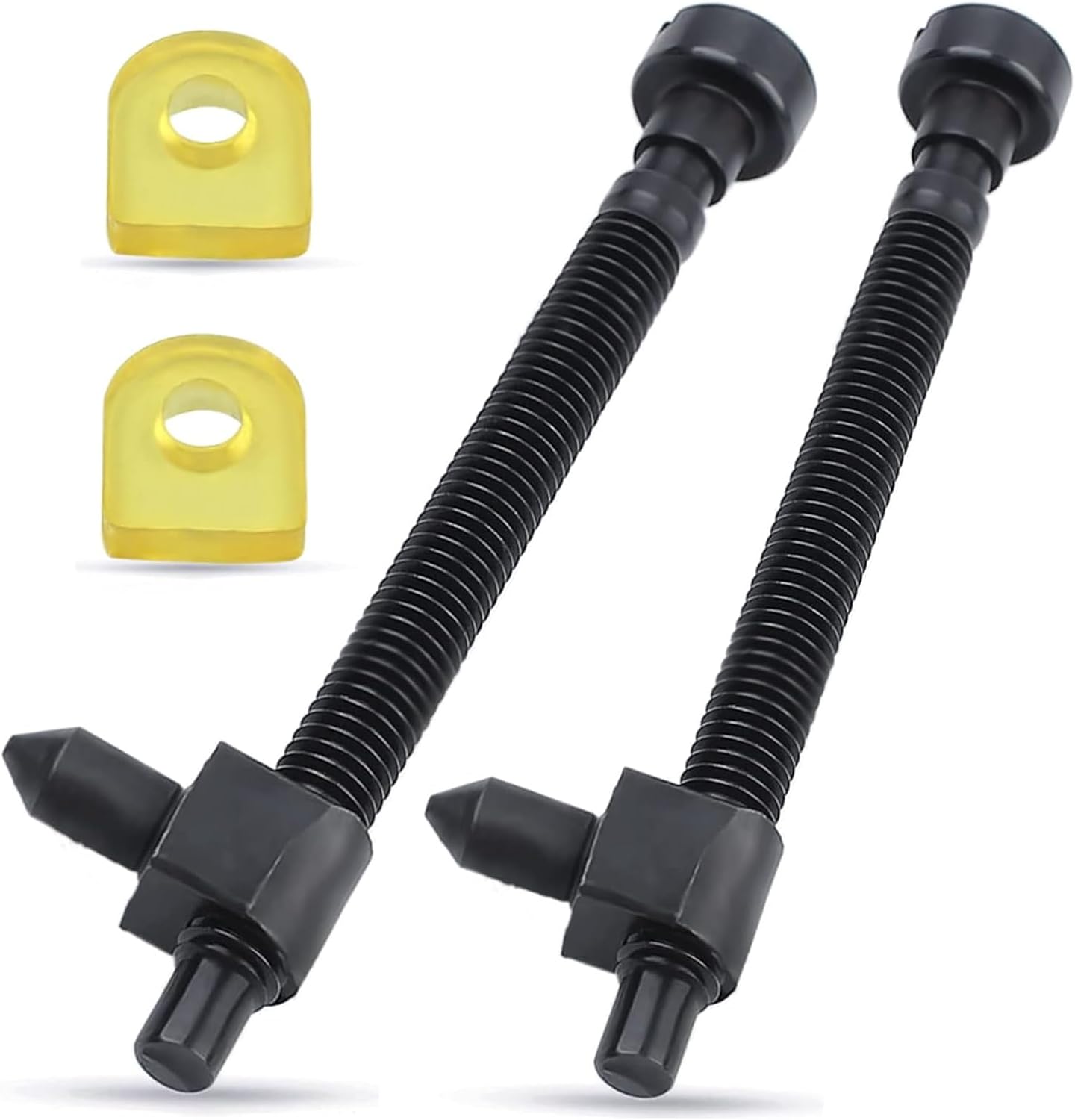 Tendeurs de Chaîne 2pcs Vis de Réglage Tronçonneuse pour Husqvarna 42 44 50 51 55 Rancher 234 238 242 246 133 444 Pièces de Rechange de Tronçonneuse 501537101, 501 54 63 01