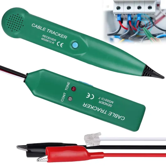 Détecteur de Cable électrique, Traceur Câble, Cable Tracker, Multifonctionnel Detecteur Coupure fil Robot Tondeuse, Détecteur de Cable électrique pour test de ligne téléphonique