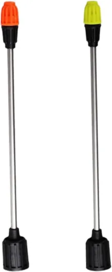 Toyvian Perche D'extension pour Pulvérisateur Jardin 2 Pièces Acier Inoxydable Rouge Et Vert 60 Cm pour Arrosage Précis Pulvérisation Uniforme Jardin Terrasse Patio