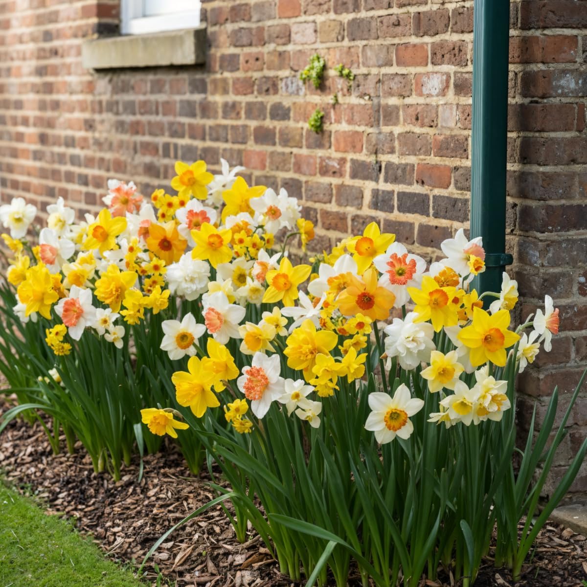 Bulbes de Jonquilles Doubles Parfumées - Narcisses Bulbes - 25 Bulbes de Fleurs à Planter Exterieur - Plantes Vivaces Exterieur - Naturelle Plantes de Hollande (pas de graines, non artificielle)
