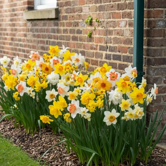 Bulbes de Jonquilles Doubles Parfumées - Narcisses Bulbes - 25 Bulbes de Fleurs à Planter Exterieur - Plantes Vivaces Exterieur - Naturelle Plantes de Hollande (pas de graines, non artificielle)