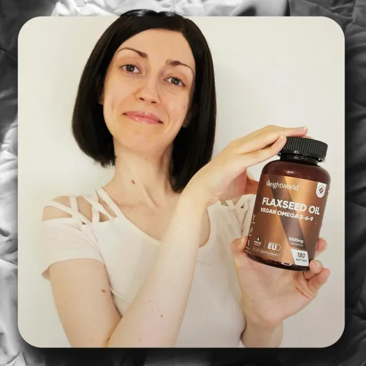 Omega 3 Vegan 180 Gélules Huile de Lin Pressée à Froid 6 Mois de Stock, 1000mg d'Huile de lin Omega 3 6 9, sans OGM sans Gluten, sans Huile de Poisson, avec Acide Alpha Linolénique