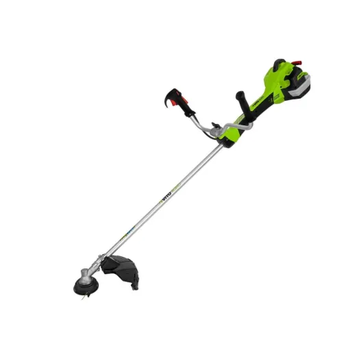 Debroussailleuse thermique 47Cm3 Moteur 2T 2.7CV Bobine auto avec fil 2.4mm + Lame 3 dents + Harnais Professionnel