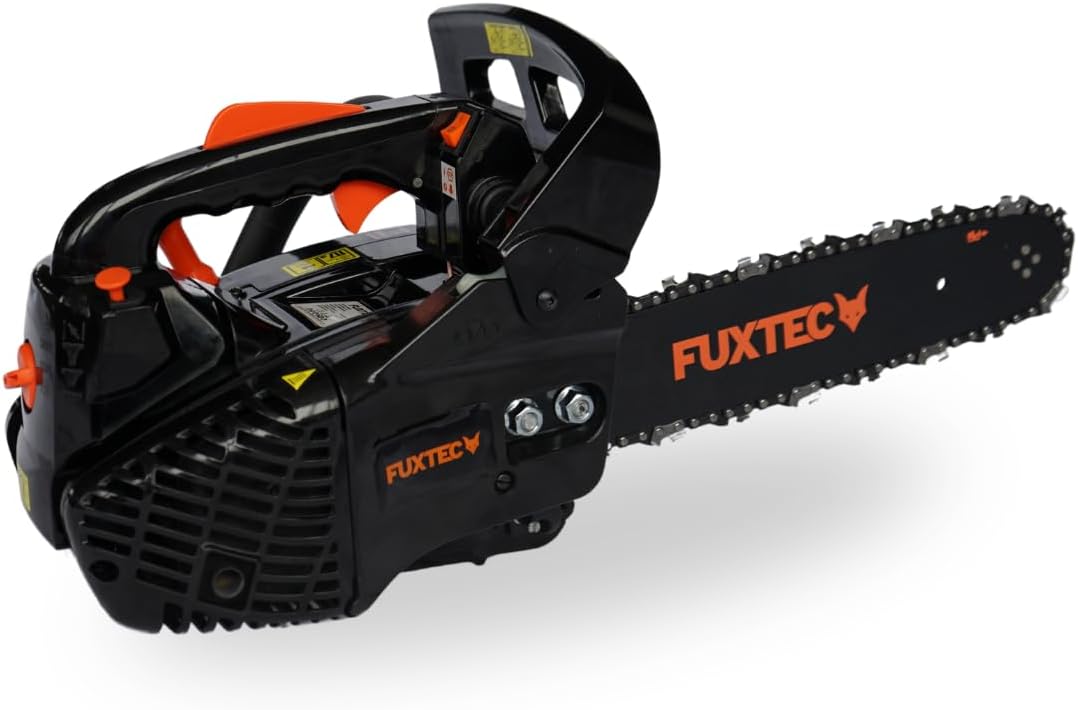 Tronçonneuse Élagueuse Thermique FUXTEC FX-KS226 3kg 25,4cm3 Longueur du Guide Chaine 30 cm (12 pouces), Coupe 20 cm, Vitesse de Coupe 23 m/s, Lubrification Automatique De Chaîne Élagueuse 25cm
