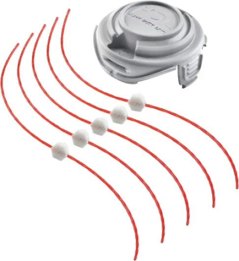 BLACK+DECKER - Coupe-bordures filaire 900W - Manche téléscopique - poignée ajustable et roue de guidage - Livré avec une bobine de 6m et 8 fils - GL9035-QS 900W Unique