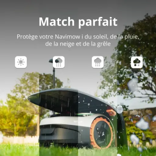 Test Navimow Garage S : le toit pratique pour votre robot tondeuse