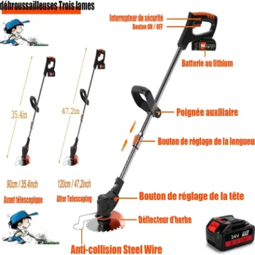 Test du Coupe Bordure sans Fil greengreen : un outil pratique pour votre jardin