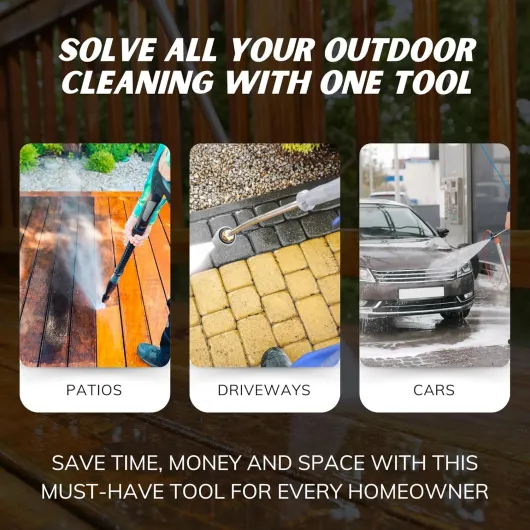 Nettoyeur haute performance haute performance à haute pression 8,0 HP, facile à démarrer, robuste avec de grandes roues, idéal pour les travaux lourds