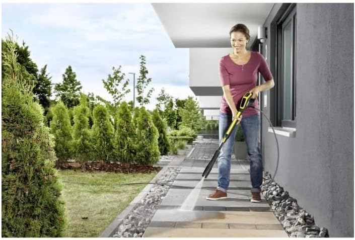 Kärcher Nettoyeur Haute Pression K 4 Power Control Flex Home, Pression : Max - 130 Bar, Débit : 420 l/h, Surface : 30 m²/h, Poids : 11,5 kg, Pistolet Haute Pression, Rotabuse, Lance, Home Kit Nouvelle Gamme Kit Home