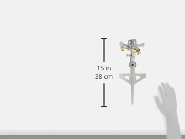 Cellfast Pulvérisateur Compatible Professionnel arrosage du Jardin de Pointe en métal Impulsion Hozelock 1706065100 Argent Unique