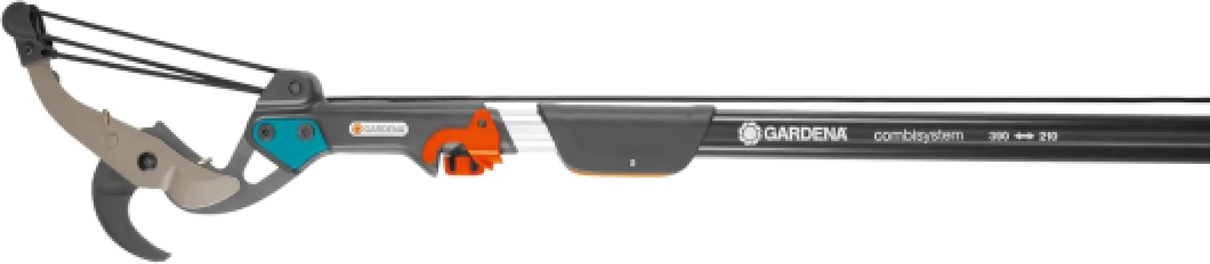 Échenilloir à enclume Combisystem: cisailles d'élagage, démultiplication jusqu'à 5 fois pour une coupe économe en énergie de branches jusqu'à 35 mm de diamètre (297-20) Amboss Echenilloir à enclume