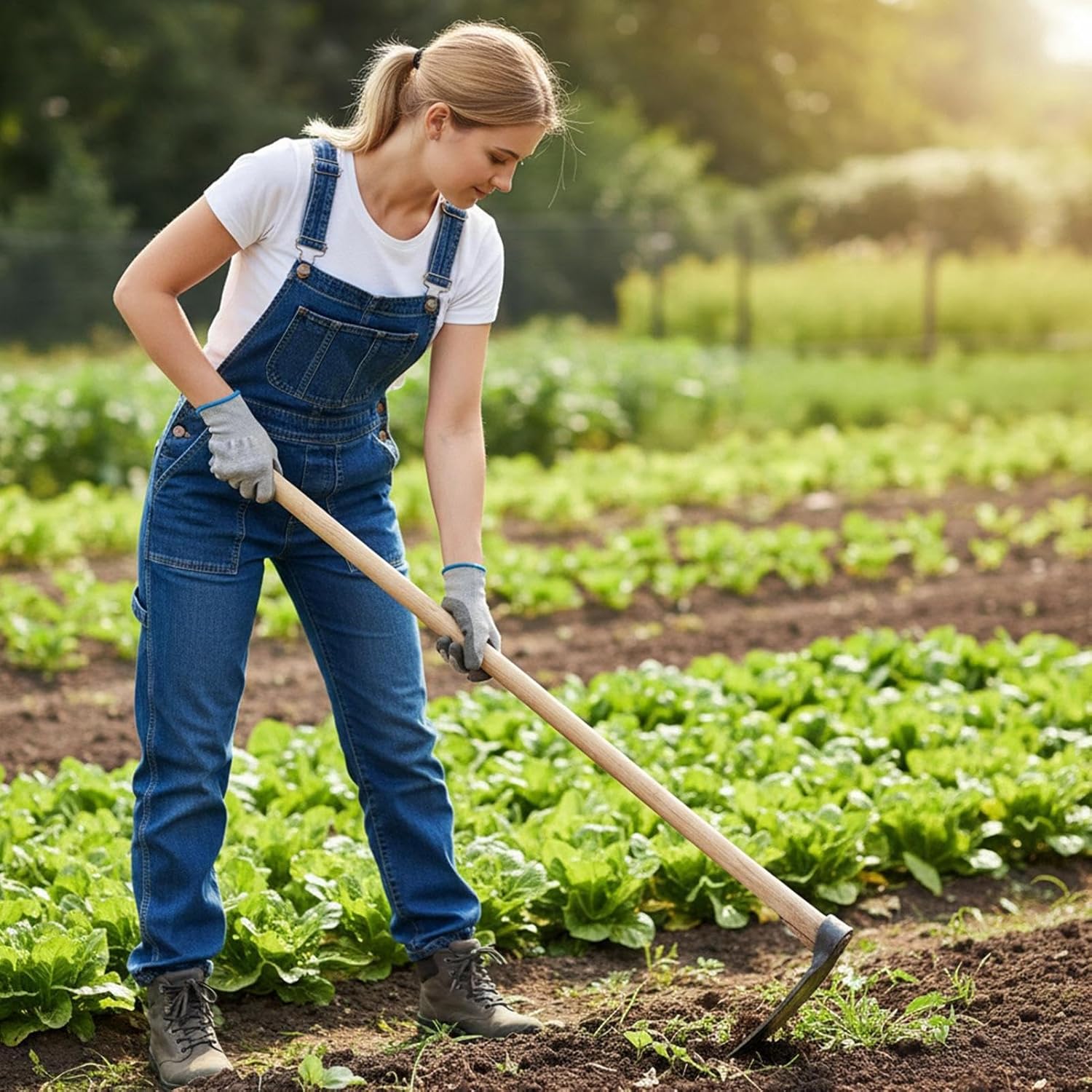 De Jardin - Pelle résistante en Acier au Carbone, pour Creuser Le Sol, Planter, arroser et enlever Les Racines en extérieur