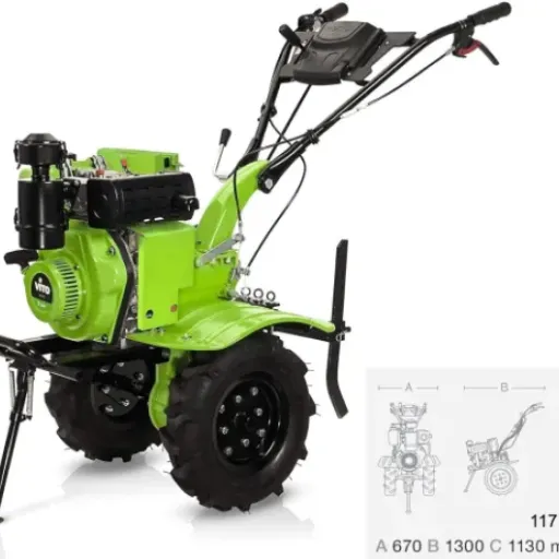 Test VITO - Motobineuse Diesel : Elle fait le job, sans fioritures