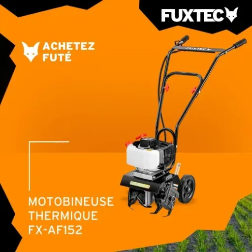 Test FUXTEC Motobineuse thermique FX-AF152 : la solution pratique pour vos sols compacts