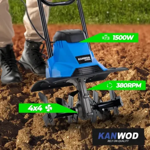 Test KANWOD Motobineuse Électrique : Efficacité sans effort pour votre jardin