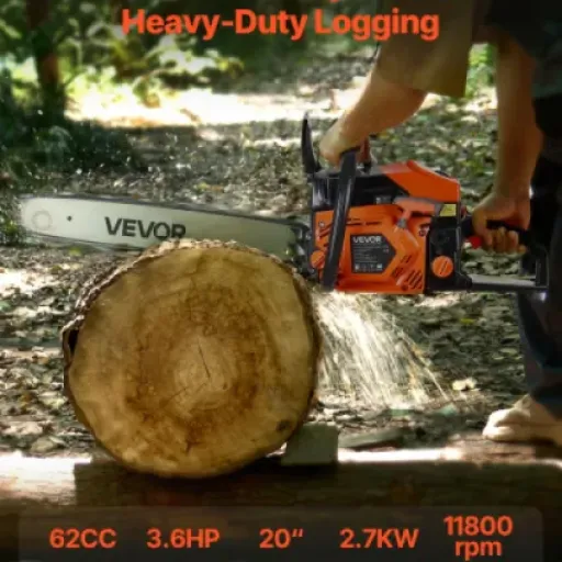 Test VEVOR Tronçonneuse à Essence 508 mm : Puissance et Robustesse au Rendez-vous