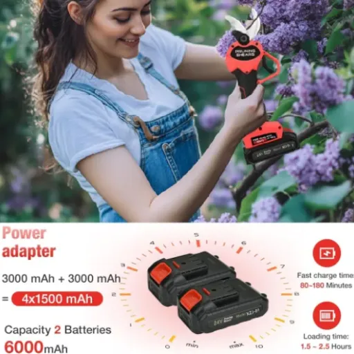 Test Secateur Electrique sans Fil 40mm : taille sans effort mais pour combien de temps ?