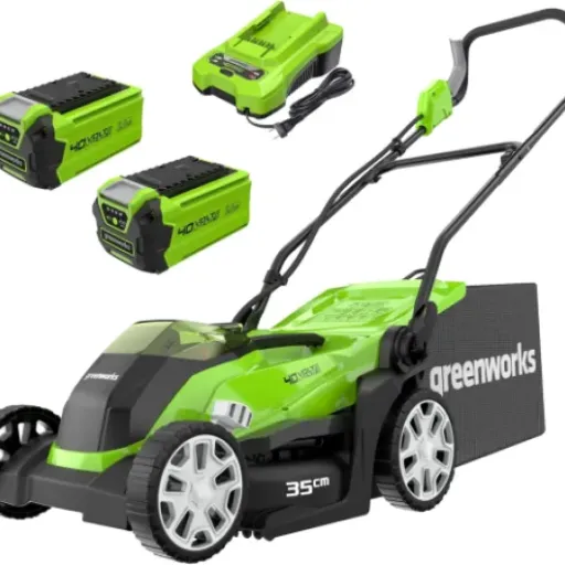 Test Greenworks 40V Tondeuse à Gazon : la tondeuse sans fil pour les pelouses moyennes