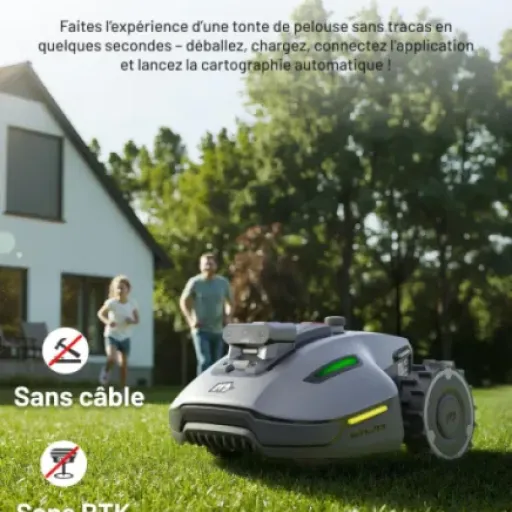 Test YUKA Mini Vision : le robot tondeuse qui fait le job sans chichis