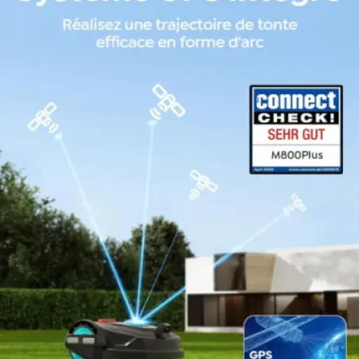 Test M800Plus Robot Tondeuse : La tonte sans effort pour les pelouses moyennes