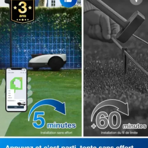 Test ECOVACS Goat O500 : tondeuse robot sans fil pour les jardins complexes