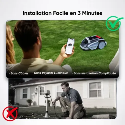 Test Sunseeker V3 : le robot tondeuse qui s'occupe de votre pelouse sans prise de tête