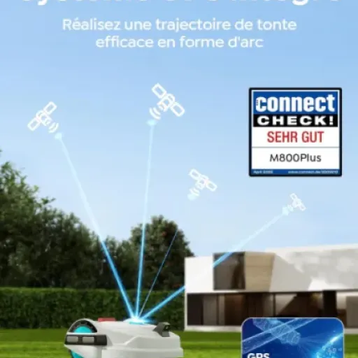 Test M800Plus Robot Tondeuse : la tonte de pelouse qui devient un jeu d'enfant