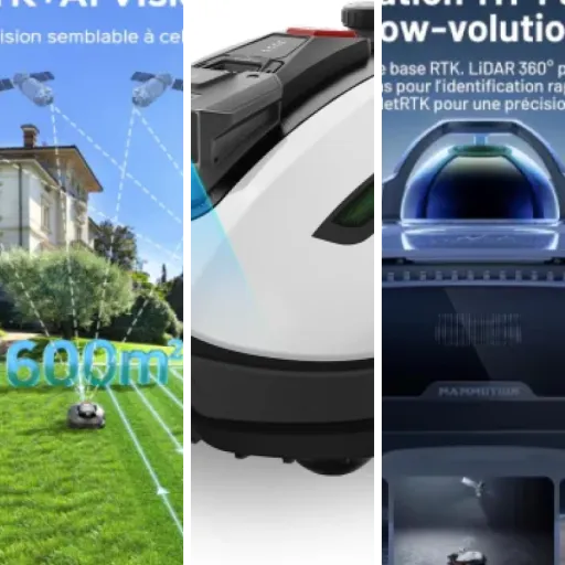 Les 7 meilleurs robots tondeuses haut de gamme autonomie étendue (2026)