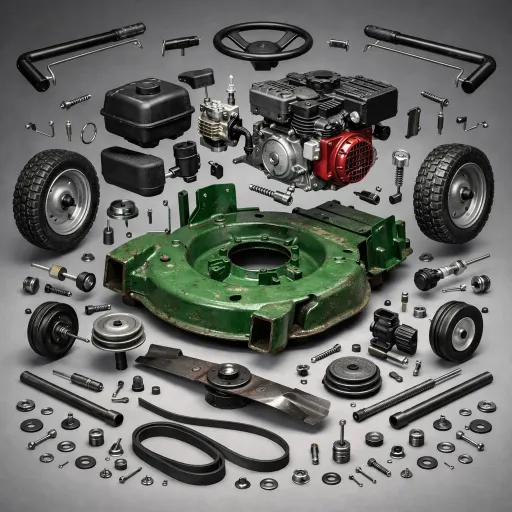 Comprendre la vue éclatée des pièces détachées pour une tondeuse Wolf ancien modèle