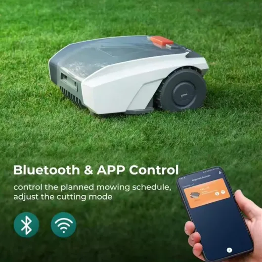 Tondeuse à Gazon robotique, Jardins Moyens jusqu'à 1500 m2 - Tondeuse à Gazon Robot Automatique connectée au WiFi avec contrôle par Application et hauteurs de Coupe