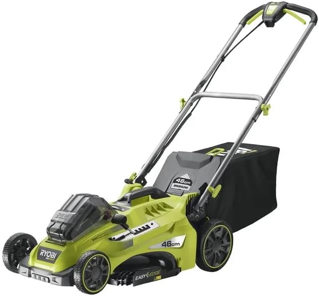 Tondeuse RYOBI - 36V MaxPower Brushless - Coupe 46cm - 1 Batterie 5.0Ah - 1 Chargeur - RLM36X46H50PG