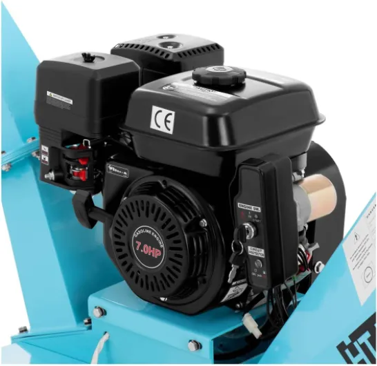 HT-HECTOR 212T Broyeur de végétaux Essence (ø 80 mm max, 3 600 tr/min, 7 ch / 5 145 W, Réservoir Essence 3,6 l, 196cm³, Consommation 1,6 l/h) Broyeur vegetaux et branches thermique